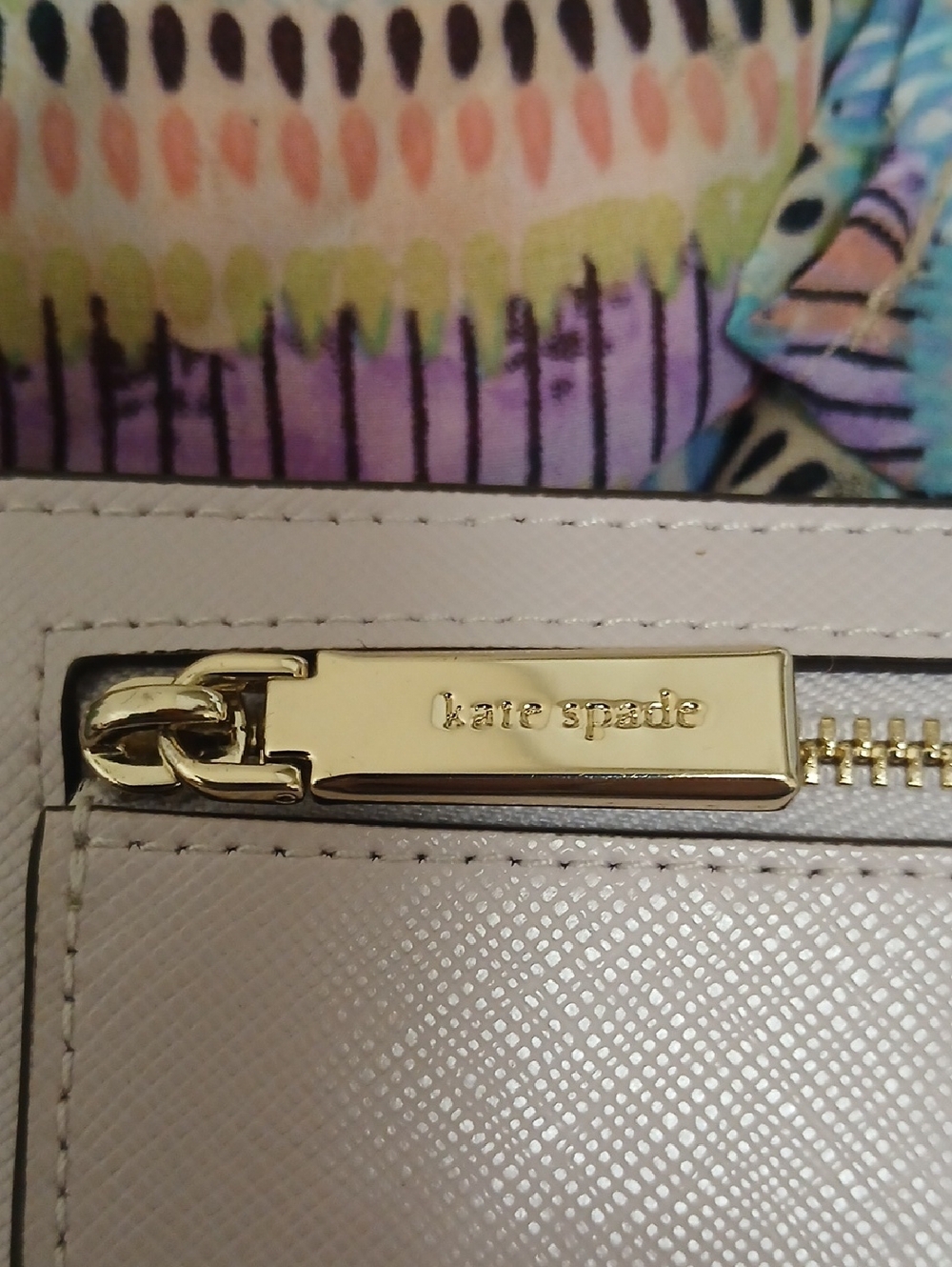 Kate Spade Staci Large Slim Bifold Wallet Pink Saffiano Leather ID Window NWT - Picture 13 of 15